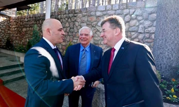 Kovachevski welcomes Borrell and Lajcak: Western Balkans' place is in EU