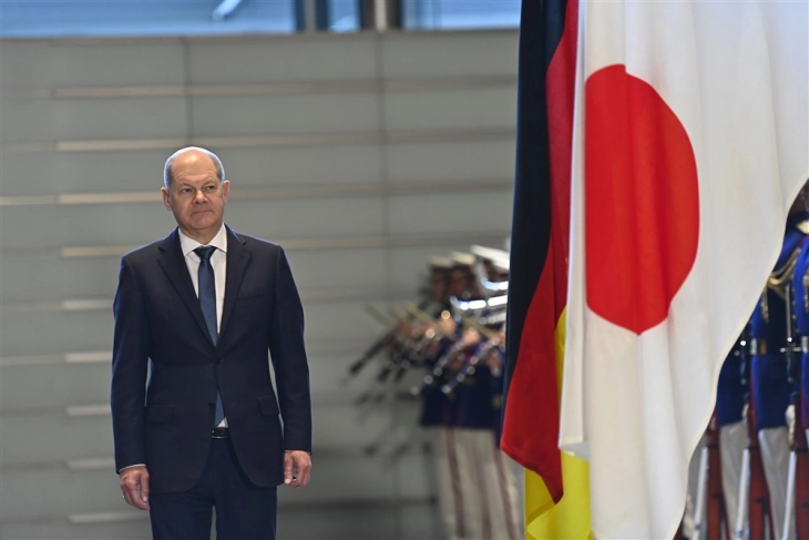 Германскиот канцелар Шолц во посета на Токио за зајакнување на економската соработка