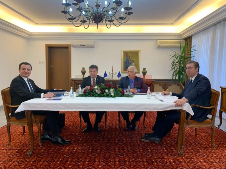 Белград и Приштина во Охрид го усогласија Анексот на договорот за нормализација на меѓусебните односи