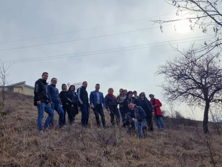 Акција за пошумување по повод Денот на пролетта и екологијата во Македонска Каменица