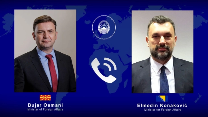 Османи - Конаковиќ: Северна Македонија е подготвена да и ги пренесе на БиХ своите искуства од евроатланската интеграција