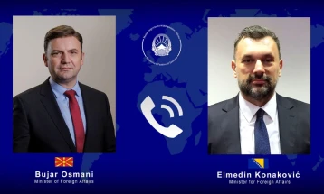 Османи - Конаковиќ: Северна Македонија е подготвена да и ги пренесе на БиХ своите искуства од евроатланската интеграција