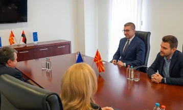 Мицкоски на средба со специјалниот пратеник на Романија за Западен Балкан, Давидој