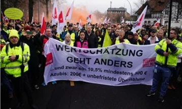 Германските синдикати за понеделник најавија штрајк во јавниот превоз низ целата земја