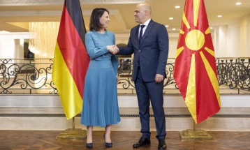 Ковачевски – Бербок: Нова конкретна поддршка од Германија за следниот исчекор на Северна Македонија во евроинтеграциите