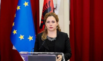 Албанската министерка за европски и надворешни работи, Џачка  утре во посета на Скопје