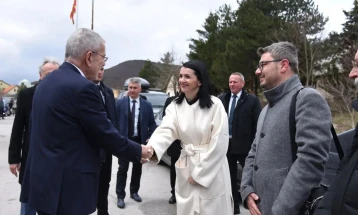 Kostadinovska-Stojchevska welcomes Austrian President Van der Bellen