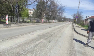 Се реконструира улицата „Андон Шурков“ во Велес