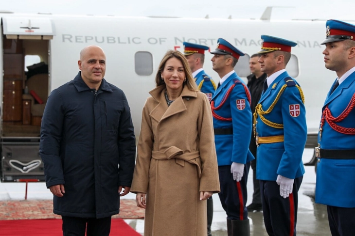 PM Kovachevski wraps up Serbia visit