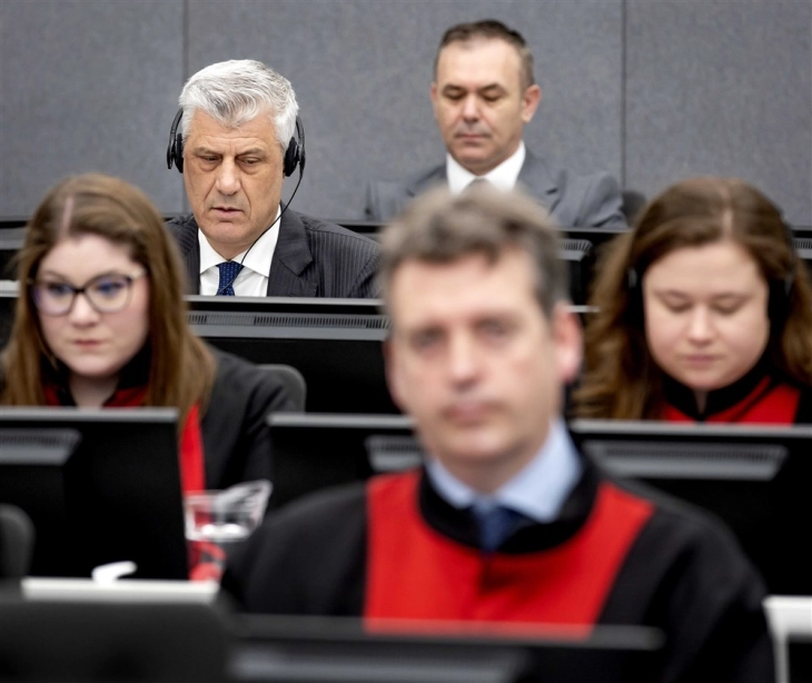 Thaçi para Gjykatës në Hagë deklarohet i pafajshëm për krimet e luftës