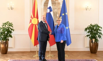 Kovachevski – Pirc Musar: Western Balkans' future is in EU; North Macedonia has key role in European stability
