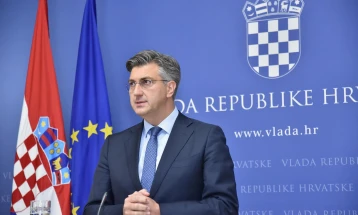 Хрватскиот премиер Пленковиќ утре во официјална посета на Северна Македонија