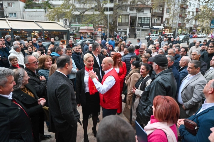 СДСМ рамо до рамо со граѓаните на Велес: Напредокот продолжува