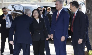Taiwan president meets top Republican McCarthy in California