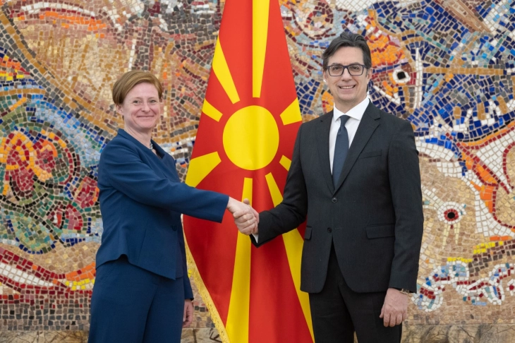 Pendarovski receives credentials of Petra Drexler, new German Ambassador