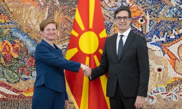 Pendarovski receives credentials of Petra Drexler, new German Ambassador