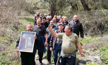 Традиционално одбележување на Благовештение во тетовски Јелошник