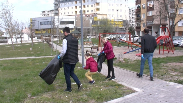 Пролетна еколошка акција во штипската населба Сењак