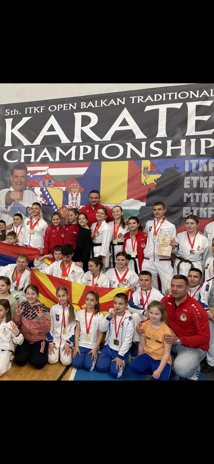Македонската репрезентација во традиционално карате најуспешна на ИТКФ балканскиот шампионат