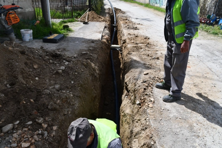 Нова водоводна мрежа и асфалтирање на три улици во селото Драчево