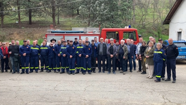Интервентна опрема за Доброволното противпожарно друштво од Кочани донираше Ротари клубот Ново Место од Словенија