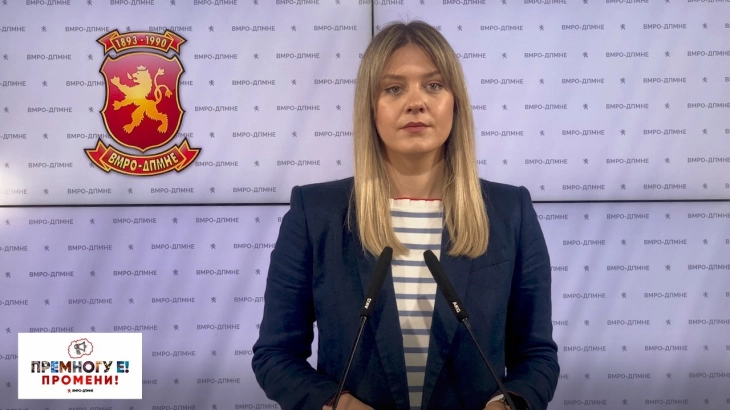 Портпаролката на ВМРО-ДПМНЕ Митева бара оставка од Османи