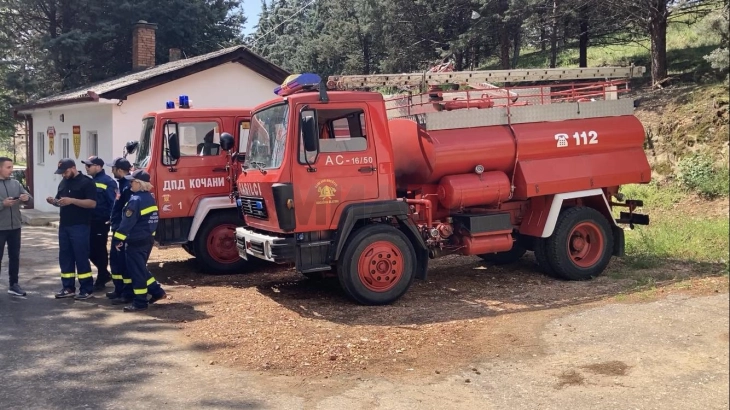 Доброволното противпожарно друштво од Кочани набави уште едно интервентно возило