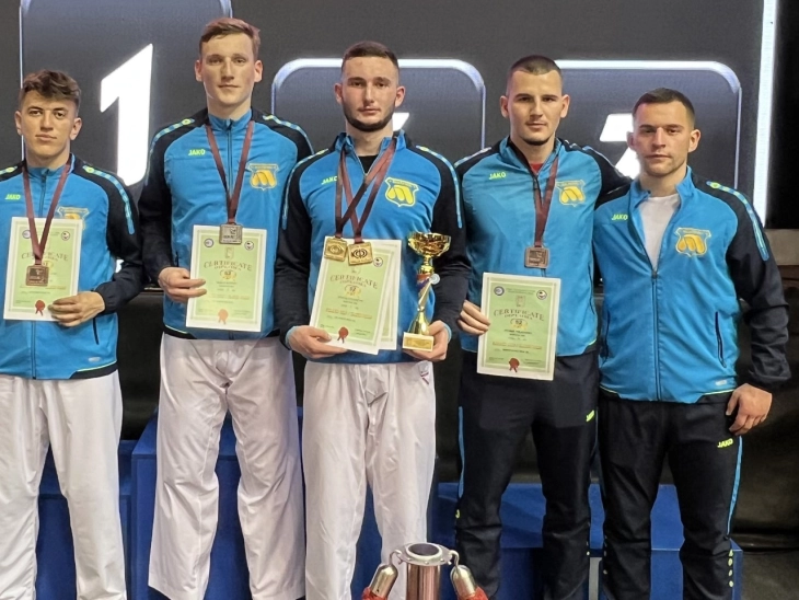 Каратистите на Макпетрол освоија пет медали на интернационален турнир „Златен појас“