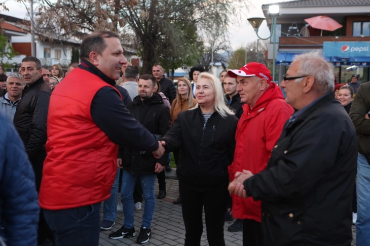 Караванот „Рамо до рамо до победа“ на СДСМ во Пелагонискиот регион