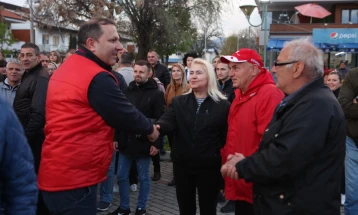 Караванот „Рамо до рамо до победа“ на СДСМ во Пелагонискиот регион