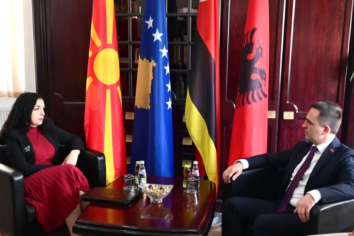 Presidentja e Kosovës, Osmani-Sadriu e vizitoi Tetovën, bisedoi me kryetarin e Komunës, Kasami