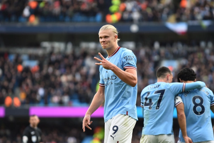Haaland sets new Premier League scoring record as City return to top