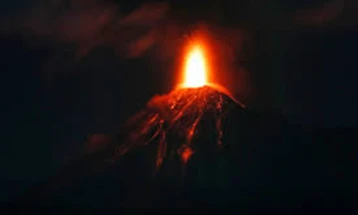 Erupcion i vullkanit de Fuego