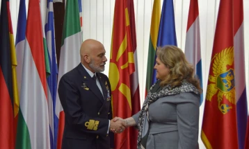 Admiral Cavo Dragone in Skopje, deepening military cooperation between N. Macedonia and Italy