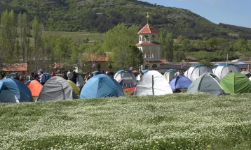 Македонските извидници на тридневен годишен камп во околината на Прилеп