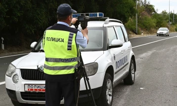Санкционирани 105 возачи за брзо возење на територија на СВР Битола