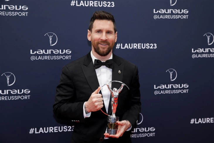 Messi cherishes 'special honour' after winning Laureus Award in Paris