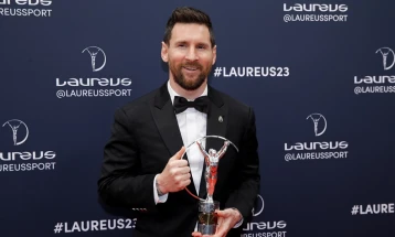 Messi cherishes 'special honour' after winning Laureus Award in Paris