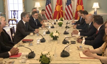 Kovachevski meets Blinken: North Macedonia values U.S. as close, reliable partner on path to EU membership