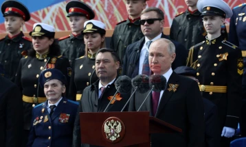 Во говор по повод Денот на победата, Путин го обвини Западот дека оркестрира војна против Русија