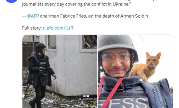 Journalist killed in rocket attack in eastern Ukraine