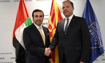 Spasovski- El-Rajsi: Nivel i lartë i marrëdhënieve bilataerale dhe miqësisë ndërmjet Republikës së Maqedonisë së Veriut dhe Emirateve të Bashkuara Arabe