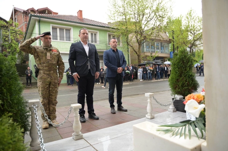 Спасовски: Оддаваме почит на ликот и делото на хероите - споменот за нив останува бесмртен  