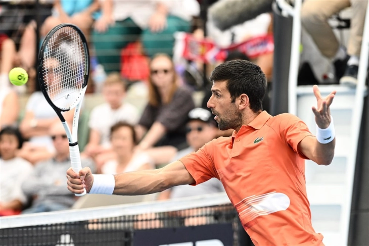 Norrie hits Djokovic with smash but is well beaten in Rome