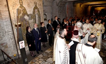 Џафери предводи државно - црковна делегација во Рим и Ватикан на манифестацијата во чест на Св. Кирил