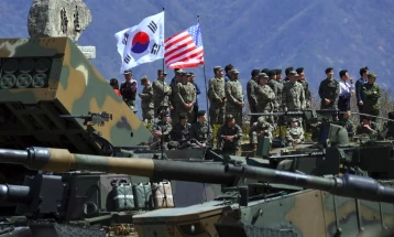 Јужна Кореја и САД одржуваат воени вежби во близина на границата со Северна Кореја