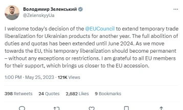 EU extends suspension of duties on imports from Ukraine to June 2024