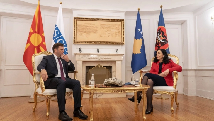 Osmani in Pristina: Dialogue and cooperation to be imperative for all