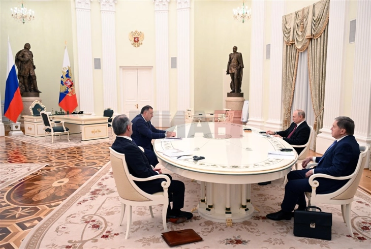 Додик: Со Путин разговарав повеќе од еден час, за РС постојат два правци