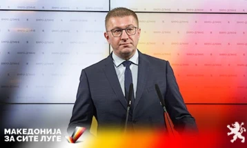 VMRO-DPMNE: Mickoski to accept leaders’ meeting, demands talks to focus on steps after failure of constitutional amendments 